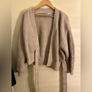 Zara wrap sweater
